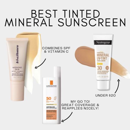 These are my favorite and best tinted mineral sunscreens. They’re great for more mature skin too! 

#LTKBeauty #LTKOver40