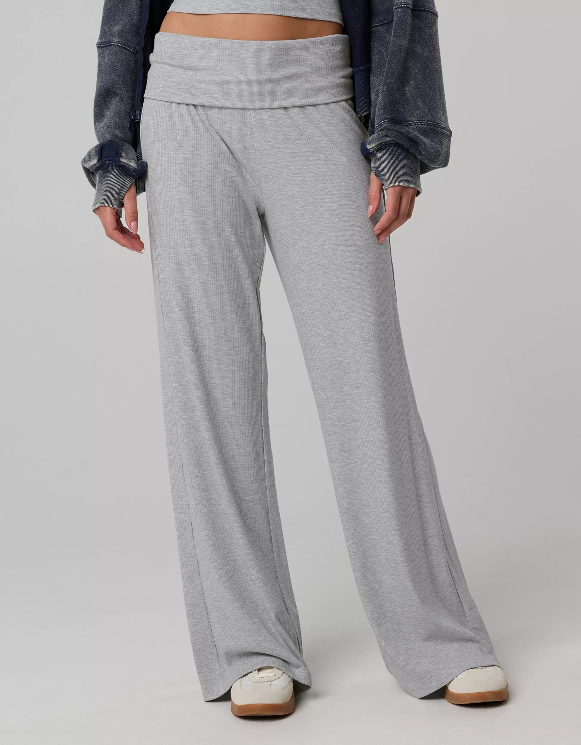 OFFLINE By Aerie Thumbs Up Heavyweight Foldover Trouser | Aerie