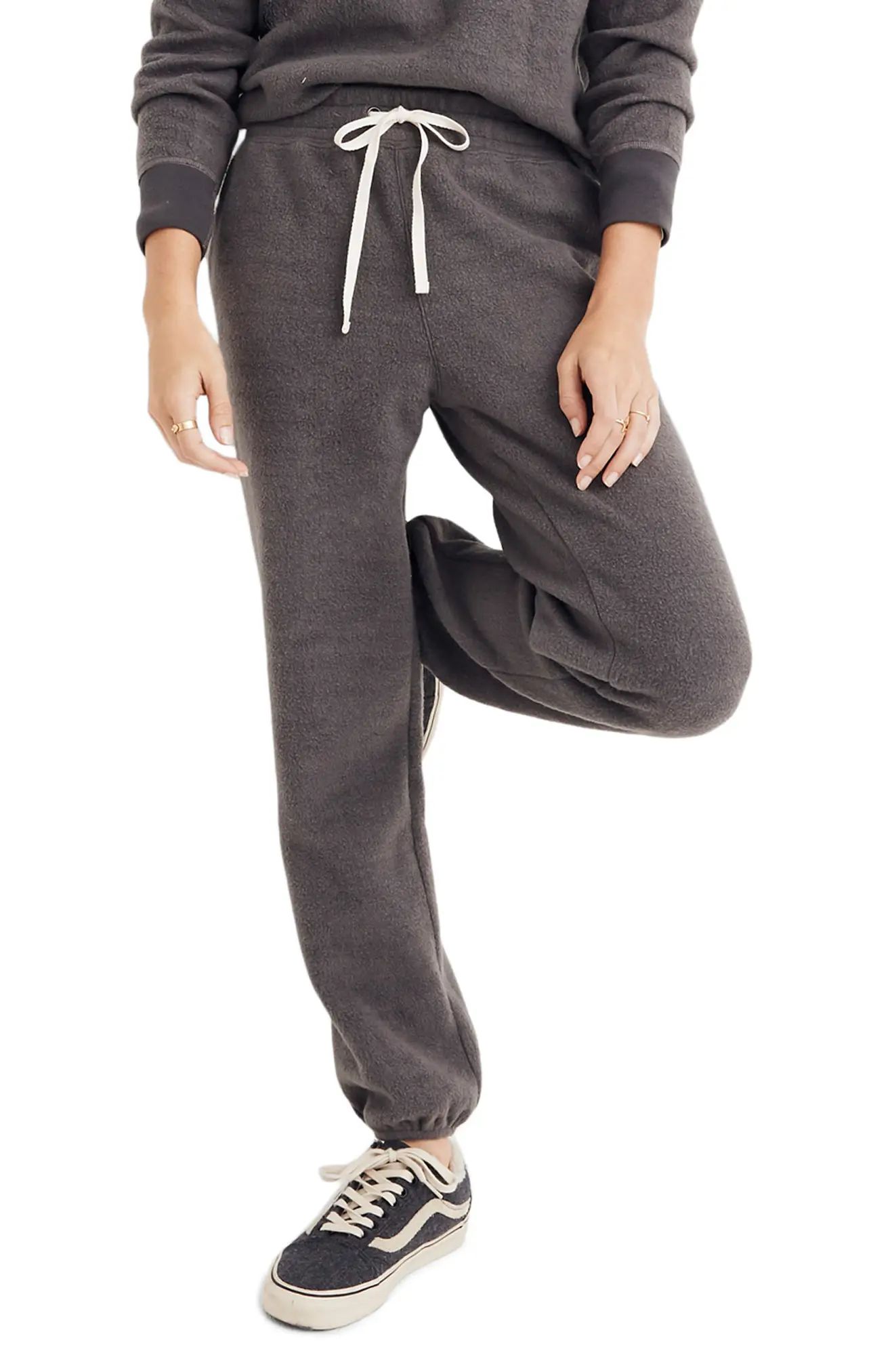 Women's Madewell Fleece Pajama Sweatpants | Nordstrom