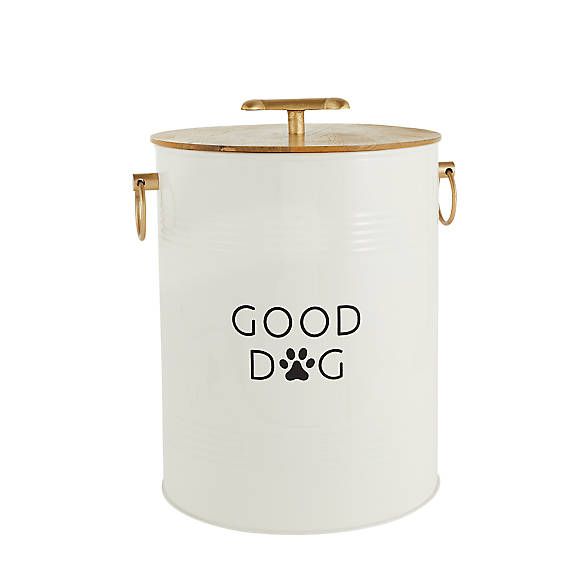 Top Paw® "Good Dog" Wood Lid Storage Tin | PetSmart