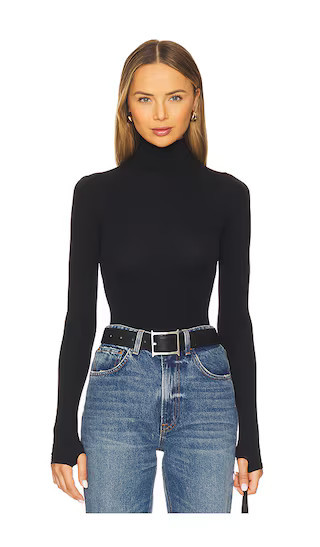 Commando Ballet Body Turtleneck Bodysuit in Black. | Revolve Clothing (Global)
