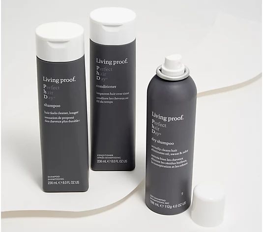Living Proof Perfect Hair Day Shampoo & Conditioner w/ Dry Shampoo | QVC