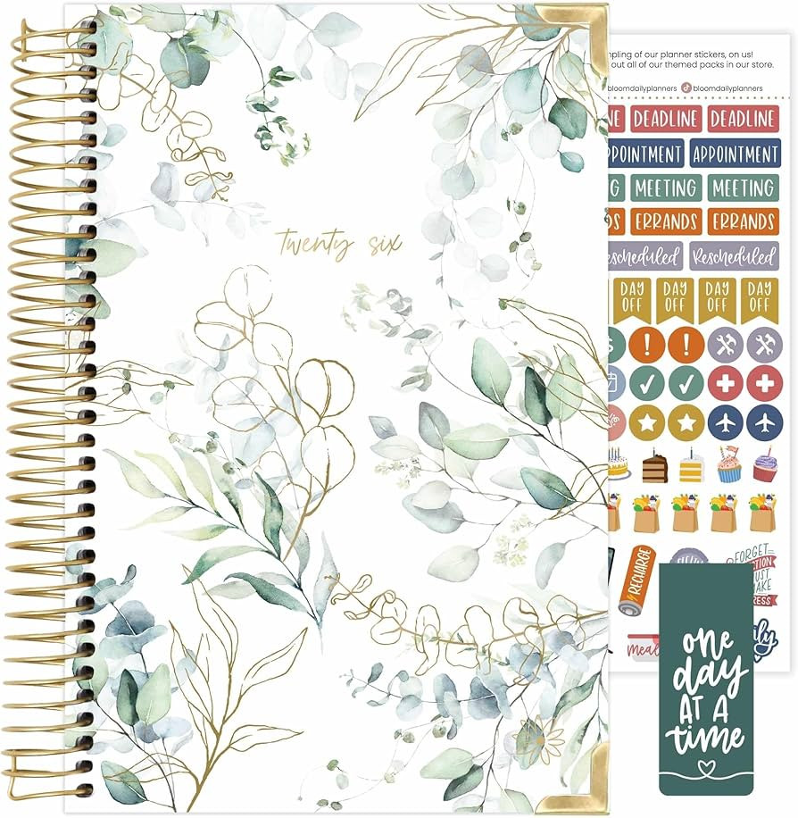 bloom daily planners HARDCOVER 2026 Planner (January to December) - A5 Task Goal Organizer - Mont... | Amazon (US)