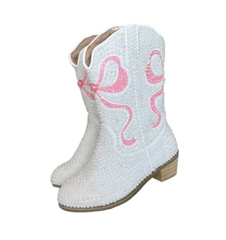 Little girks bow cowboy boots 

#LTKGiftGuide #LTKShoeCrush #LTKKids