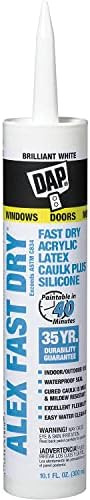 Alex Fast Dry Acrylic Latex Plus Silicone Caulk, 10.1 oz, 6 Pack | Amazon (US)