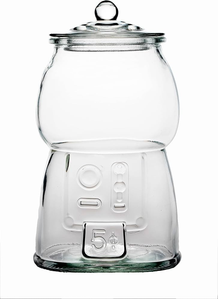 Amici Home Gumball Machine Shaped Glass Candy Jars | Storage Canister with Airtight Lids | Perfec... | Amazon (US)