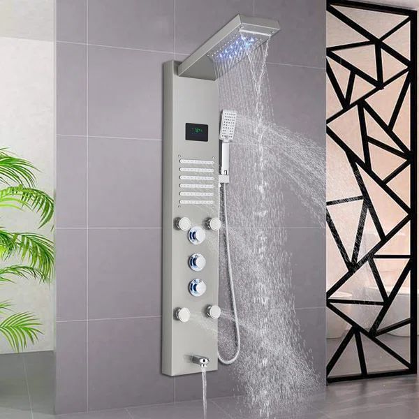 78-LFT8804H 47.63'' Shower Panel with Fixed Shower Head | Wayfair North America