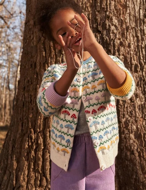 Fun Fair Isle Cardigan | Boden (US)