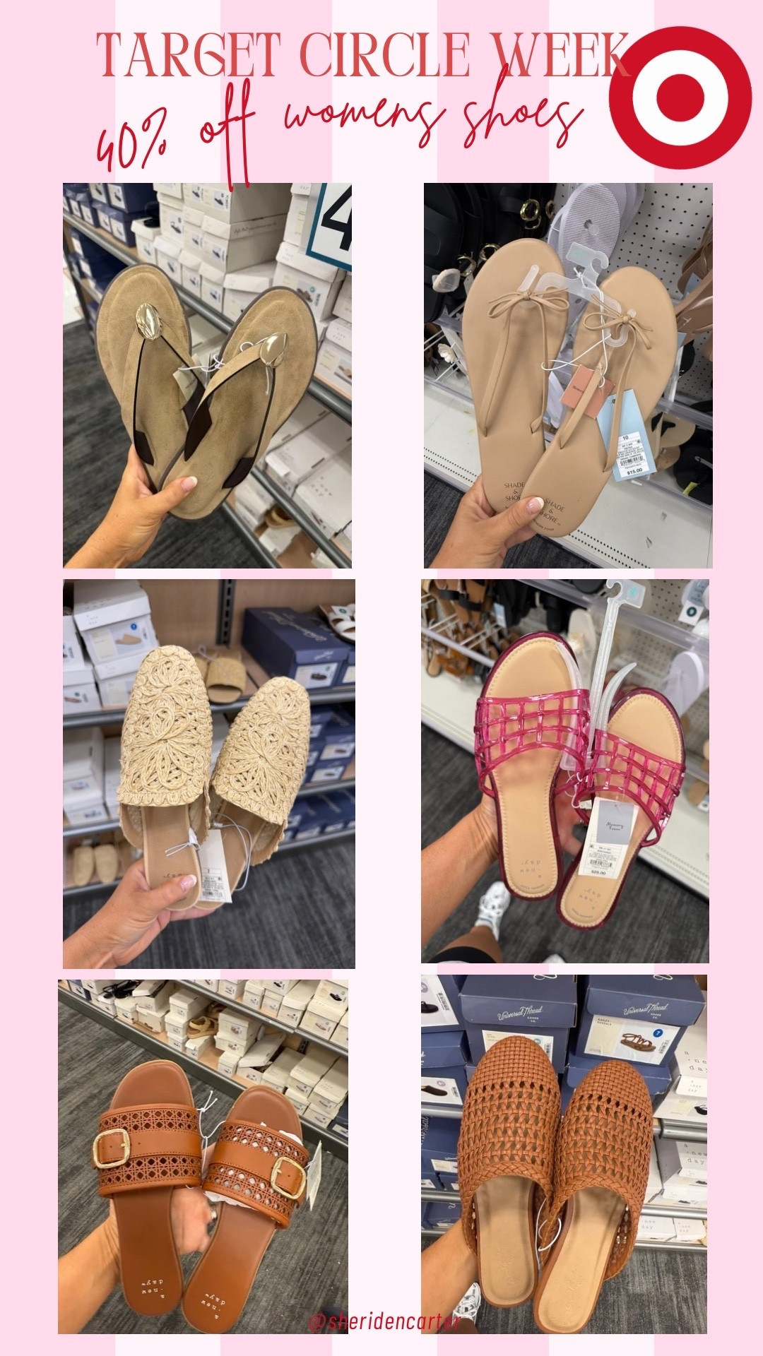 40% off shoes for target circle week!