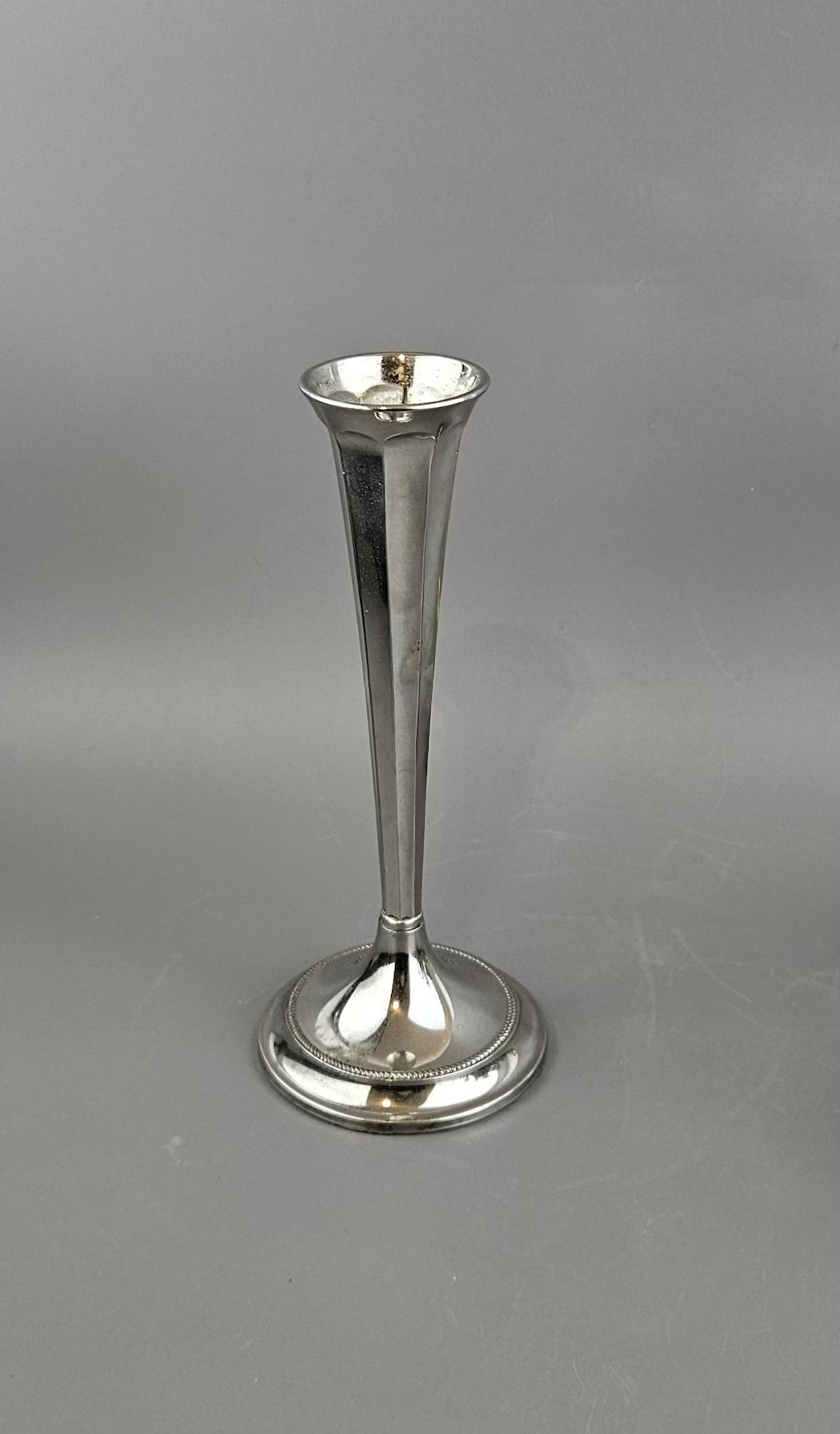 Tulip Bud Vase With an Octagonal Shape. Silver-plated. Antique. - Etsy | Etsy (US)