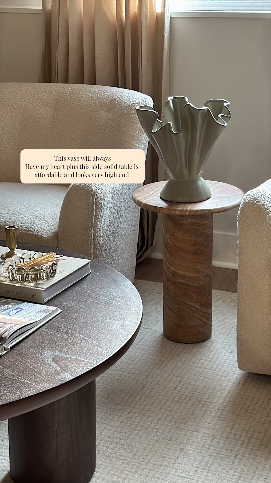 I would always recommend this vase and side table— both are beautiful affordable and look very high end 😮‍💨🤌🏻

#LTKHome