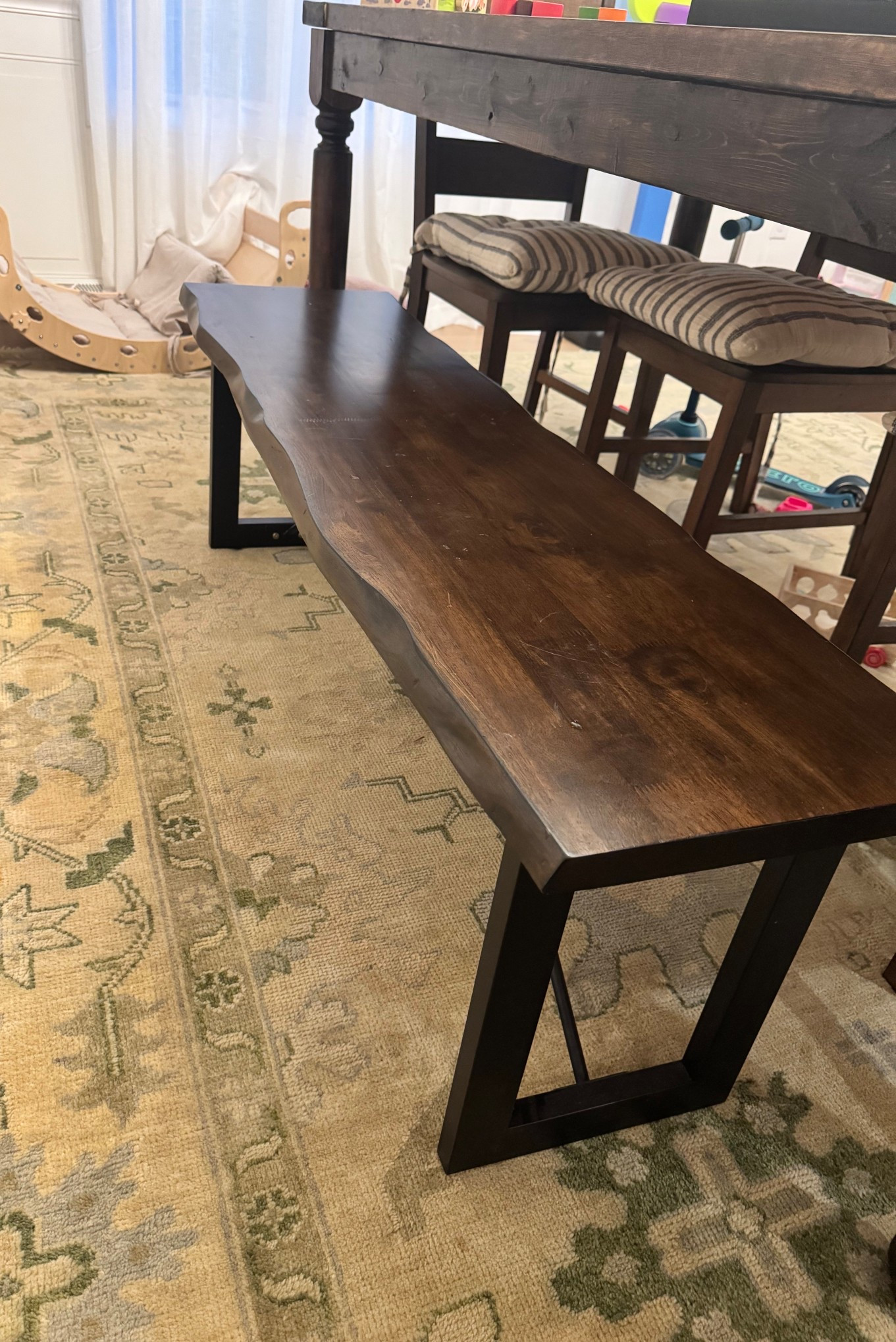 Wooden bench 

#LTKHome