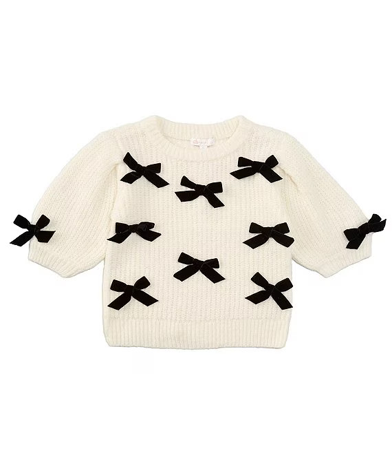 Big Girls 7-16 Bow Detail Sweater | Dillard's