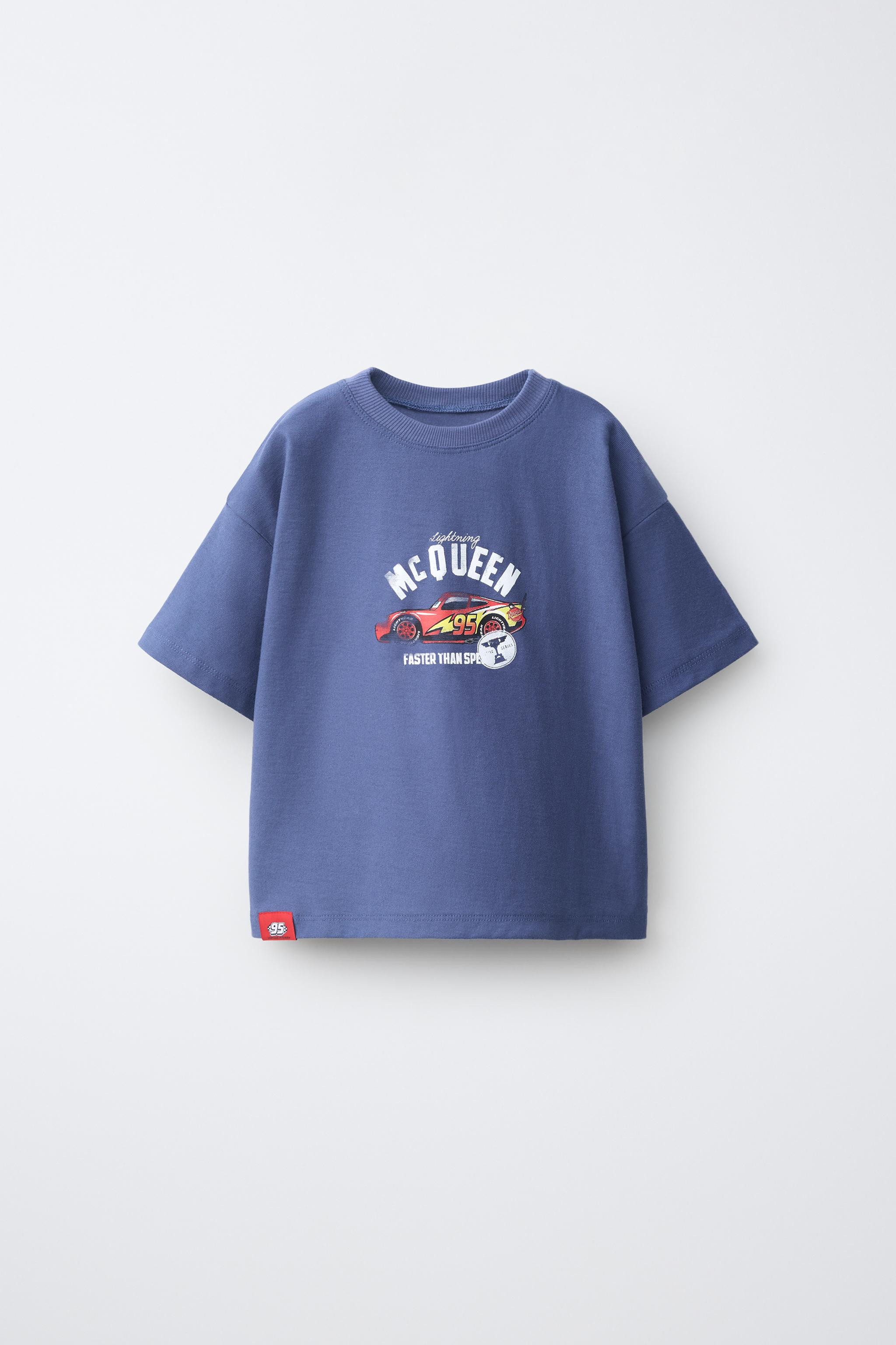 CARS LIGHTNING MCQUEEN \u00a9 DISNEY/PIXAR PRINT T-SHIRT | Zara US