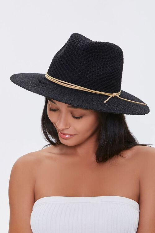 Perforated Wide-Brim Fedora | Forever 21 (US)