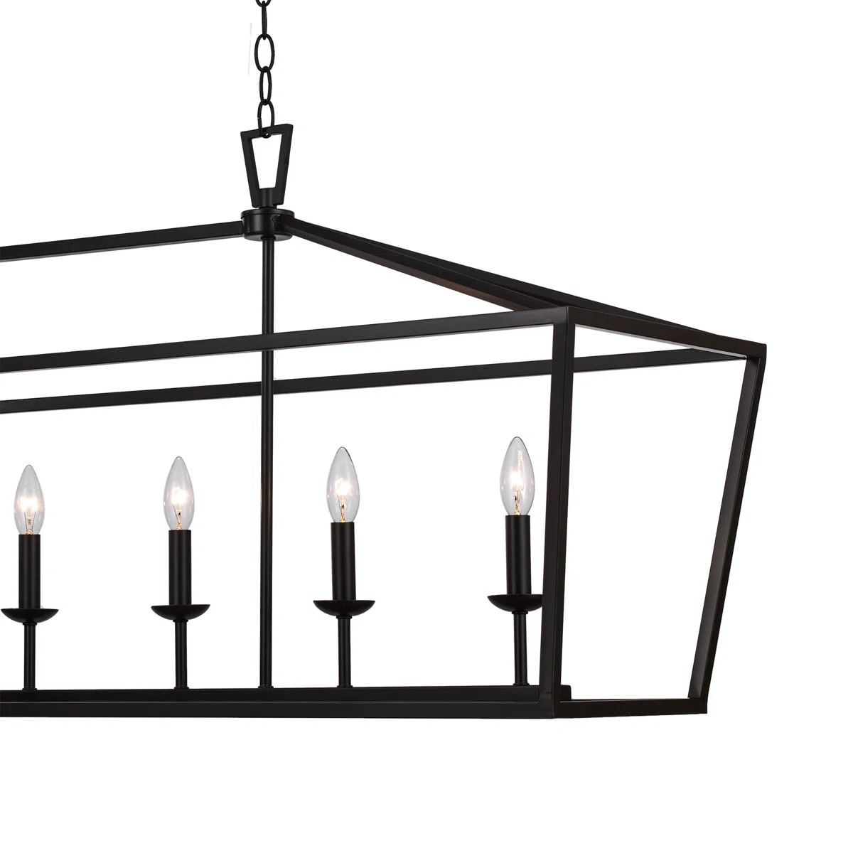 Hertford 6 - Light Dimmable Kitchen Island Geometric Chandelier | Wayfair North America
