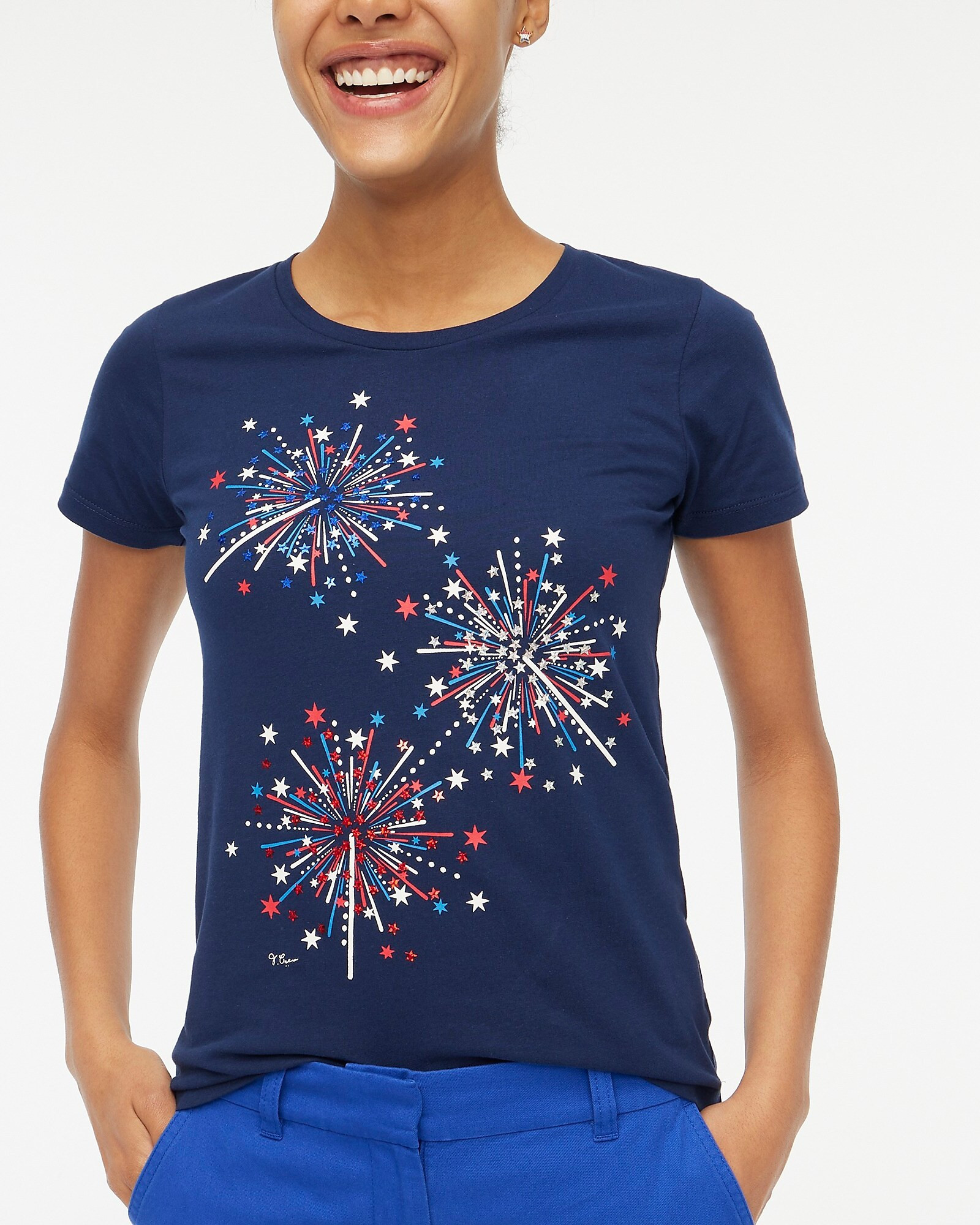 Sparklers graphic tee | J.Crew Factory