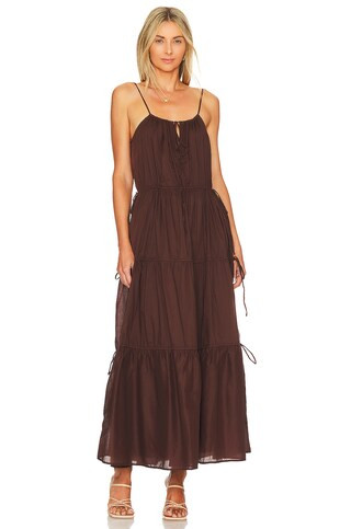 FAITHFULL THE BRAND Henri Maxi Dress in Truffle from Revolve.com | Revolve Clothing (Global)