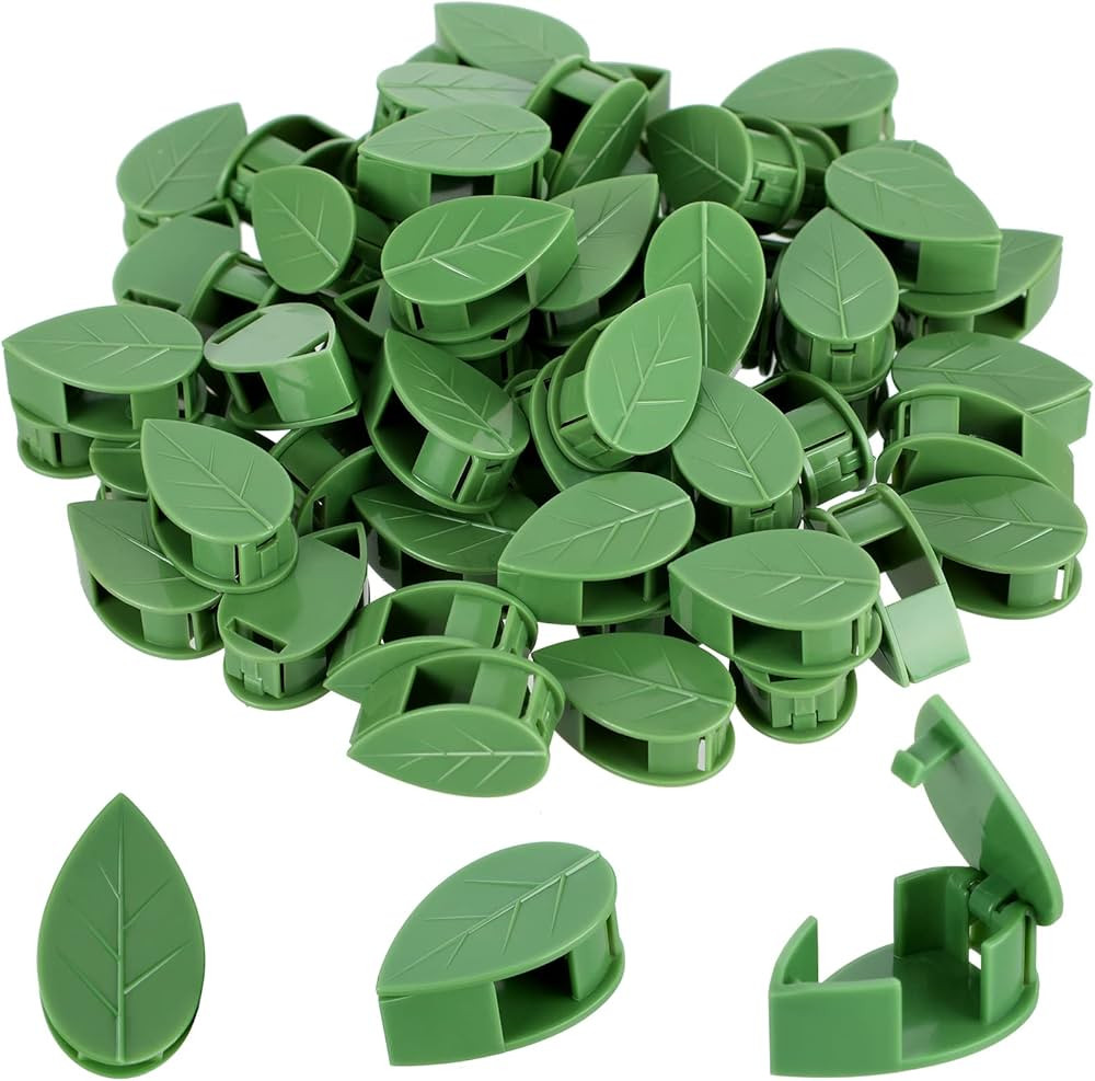 60 Pieces Plant Climbing Wall Fixture Clips with 72 Pieces Acrylic Adhesive Sticker Plant Fixer I... | Amazon (US)