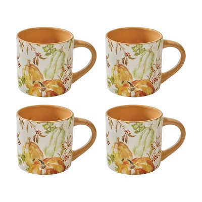Split P Fall Festival Pumpkin Orange Mug Set Of 4 | Target