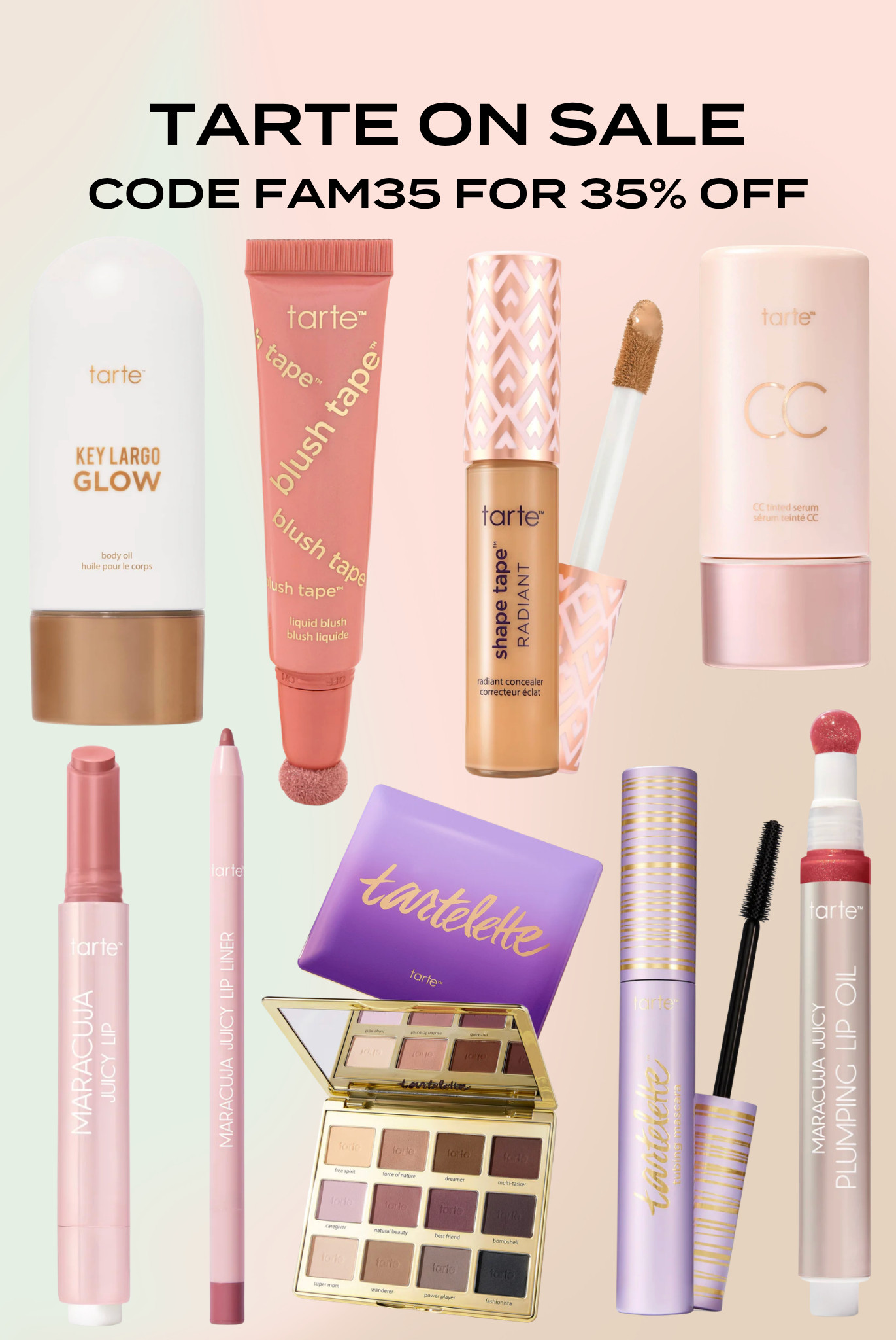 Tarte’s Family & Friends Sale is almost here! 💕 Shop 8/11–8/18 and save on all your Tarte favorites — the perfect time to stock up or try something new!
 

 #LTKgrwm #LTKSaleAlert #LTKBeauty
