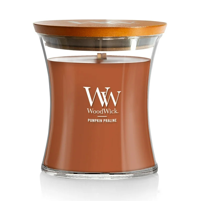 WoodWick Medium Hourglass Scented Candle, Pumpkin Praline, 9.7 oz | Walmart (US)