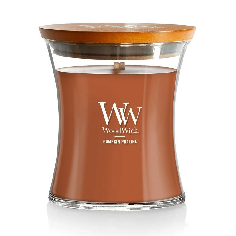 WoodWick Medium Hourglass Scented Candle, Pumpkin Praline, 9.7 oz | Walmart (US)