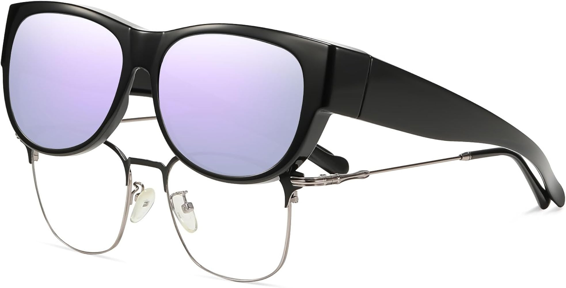 HAOLOTA Fit Over Glasses Sunglasses for Women Polarized, Trendy Cat Eye Sunglasses Wear Over Glas... | Amazon (US)