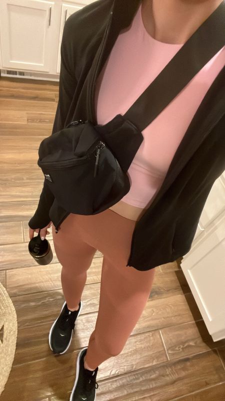 Workout outfit to spin tonight 
Wunder trains on sale, few sizes left in this color! Favorite leggings for high intensity workouts!
Fave workout top, linked updated pink 
Linked belt bags in stock 

#LTKfit