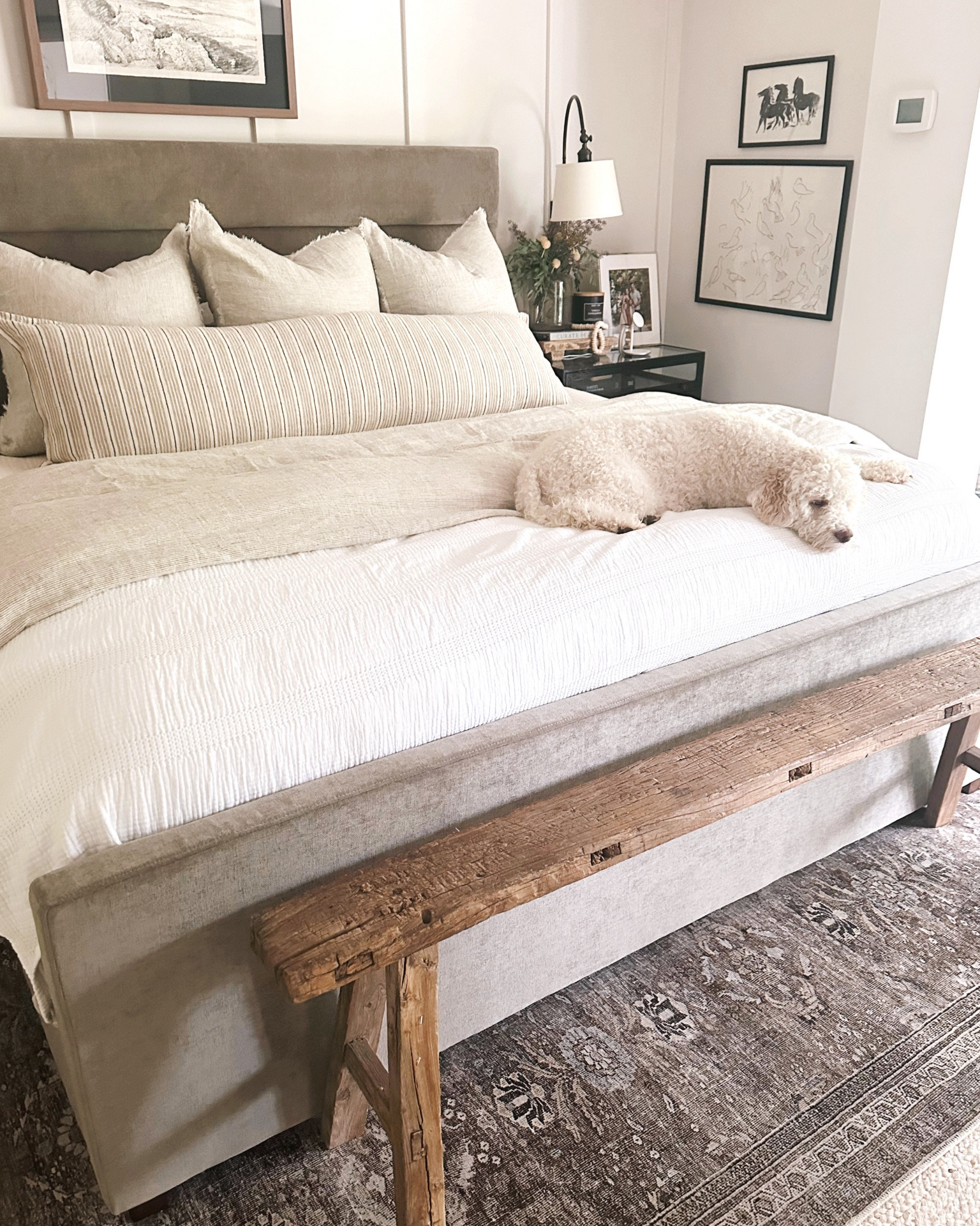 Pom Pom home bedding refresh for Spring on Primary Master bed with linen duvet cover and long lumbar pillow 🤍 #bed #bedding #duvet #linen #pompomhome

#LTKHome #LTKStyleTip