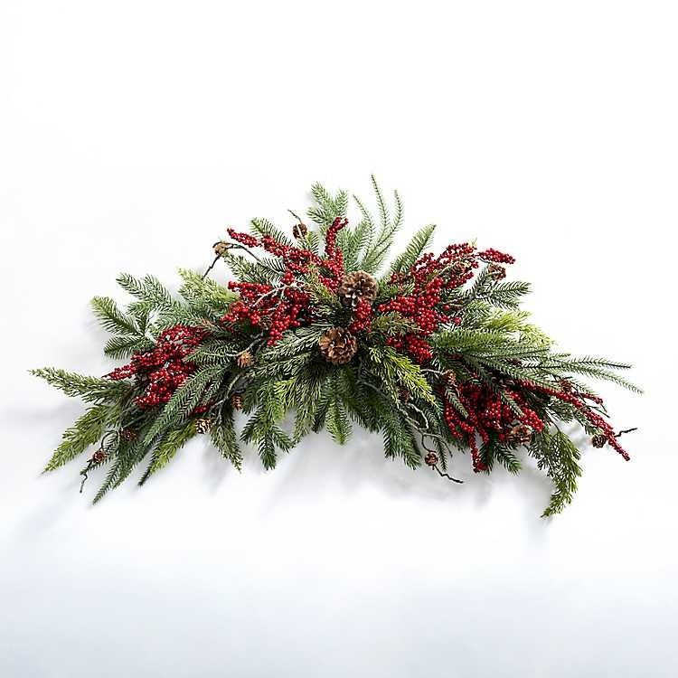 Pine and Red Berry Swag | Kirkland's Home