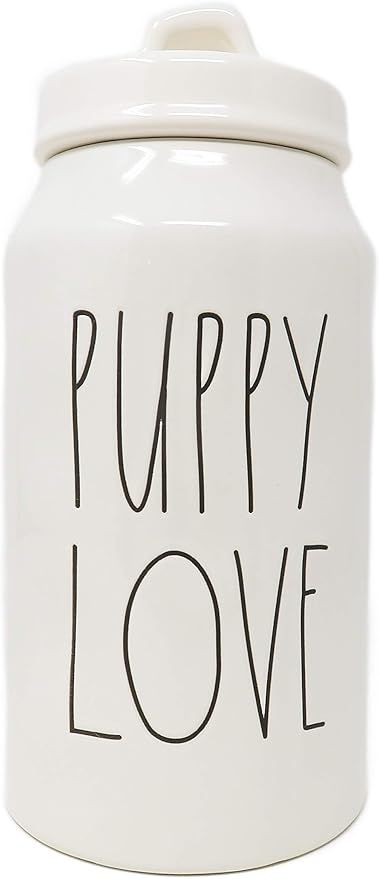 Rae Dunn by Magenta Puppy Love Ceramic LL Pet Dog Canister | Amazon (CA)