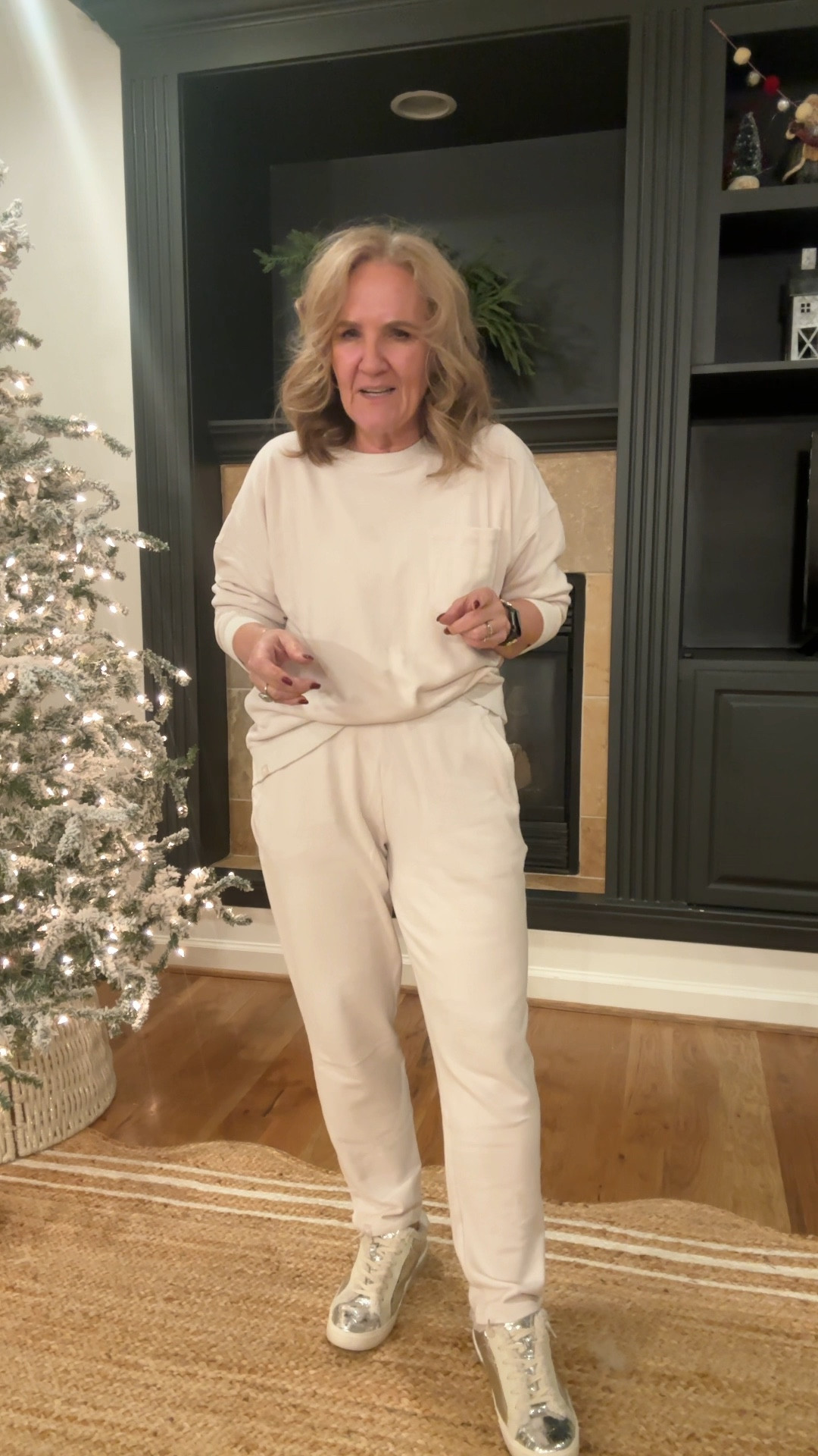 Barefoot dreams deal of the day! Malibu. Collection brushed fleece. Sold as separates. I like the roomier fit. So order your larger size. Great gift for mom gifts for her 

This is the dune color. A very very subtle blush. 

#LTKHoliday #LTKGiftGuide #LTKOver40