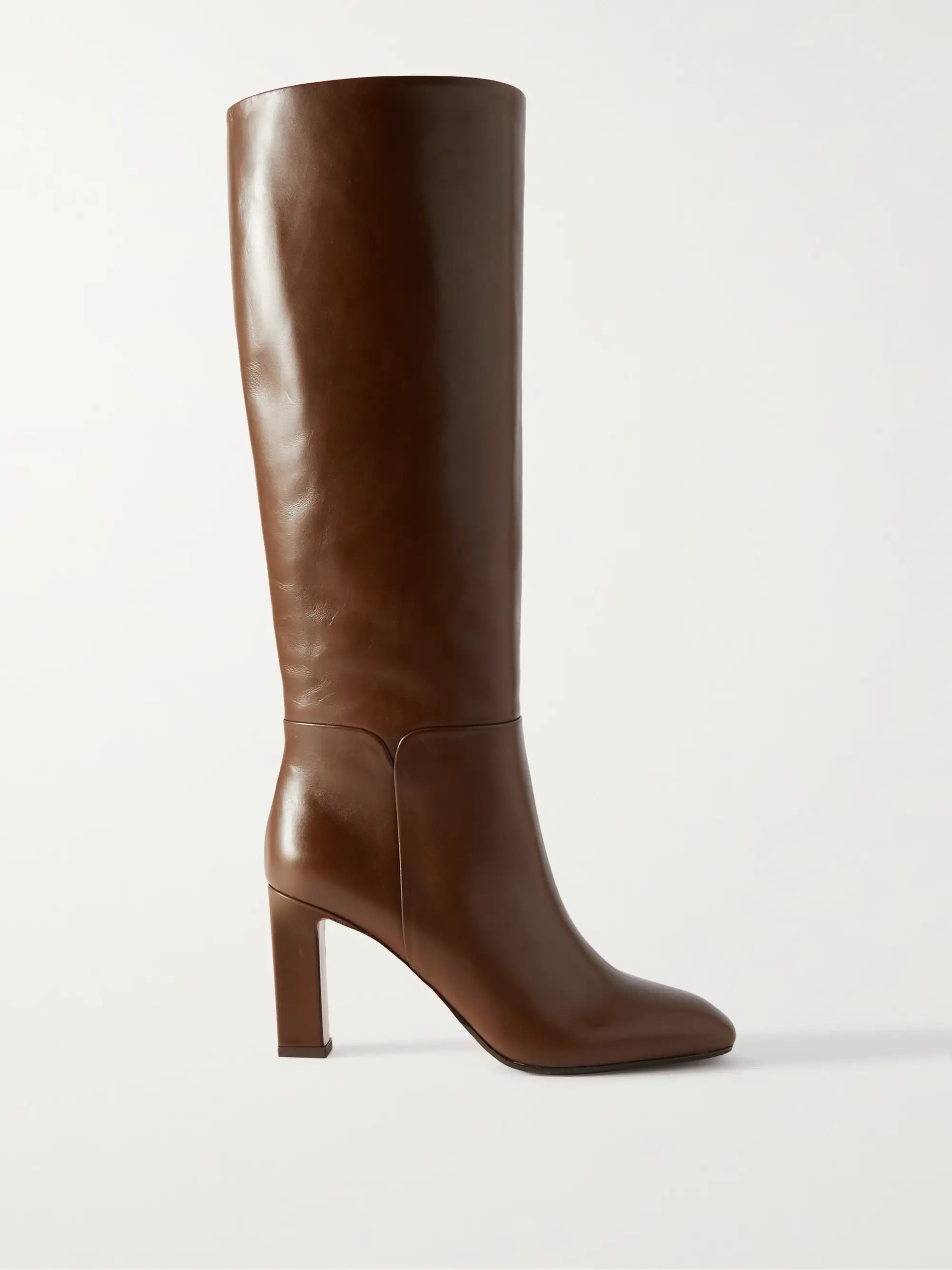AQUAZZURA Sellier 85 leather knee boots | NET-A-PORTER | NET-A-PORTER (UK & EU)