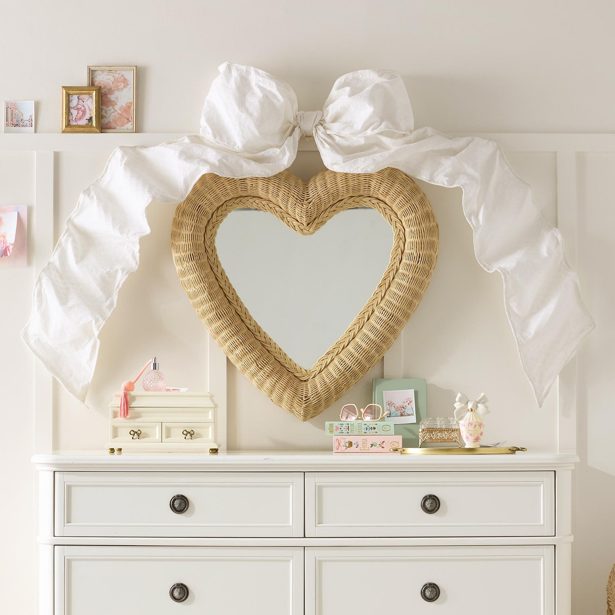 LoveShackFancy Bow Decor - White | Pottery Barn Teen