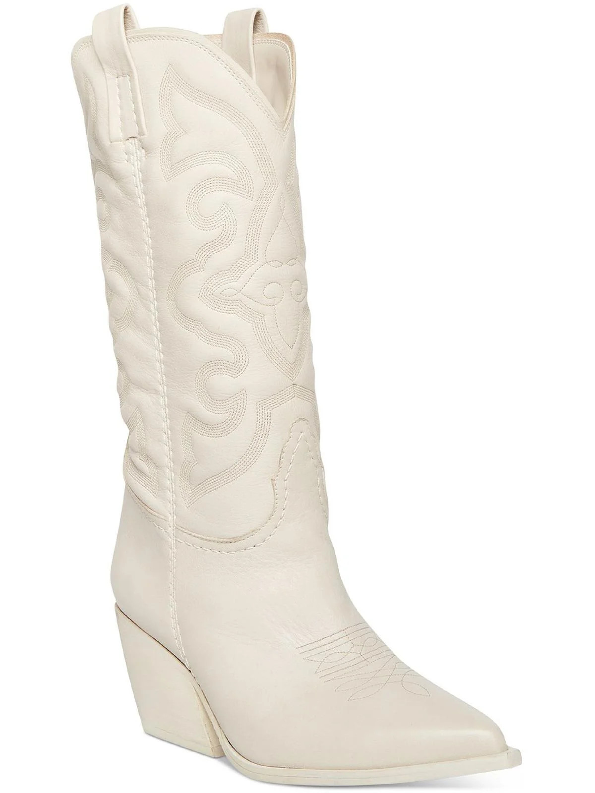 Steve Madden Womens West Embroidered Pointed Toe Cowboy, Western Boots | Walmart (US)