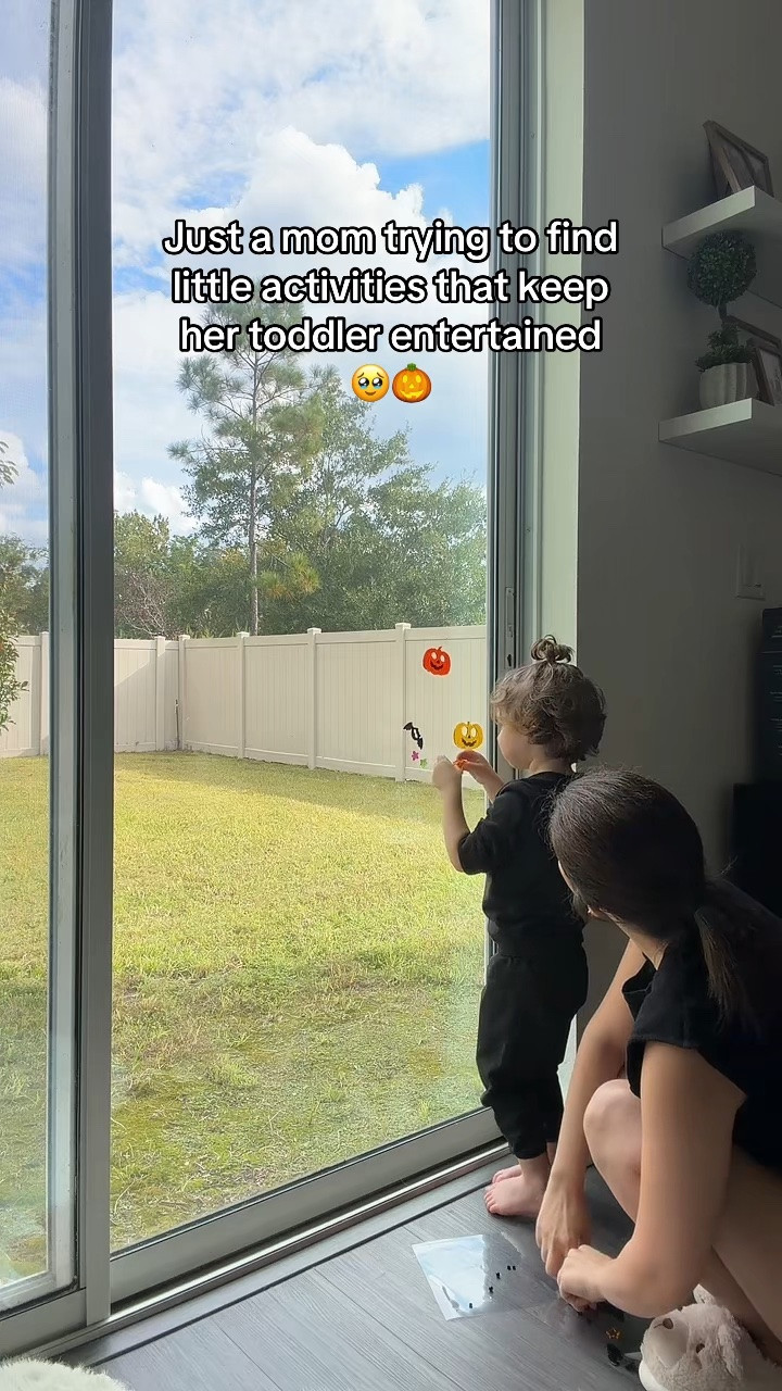Adding this to the list of random little activities that ended up being a HUGE hit. 😂🎃

#MomTok #ToddlerActivities #MomLife #FallActivities #ToddlerMom

toddler activities, fall toddler activities, Halloween activities for kids, toddler mom, mom life, mom TikTok, easy toddler activities, activities for toddlers, toddler entertainment, stay at home mom activities, simple kids activities, fall activities for kids, Halloween window decorations, toddler play ideas, motherhood, mom of two, toddler activity ideas, indoor toddler activities, things to do with toddlers, realistic motherhood

#LTKdayinmylife #LTKSeasonal #LTKKids