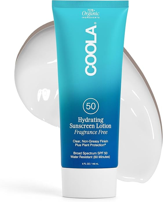 COOLA Organic Sunscreen SPF 50 Sunblock Body Lotion, Dermatologist Tested Skin Care for Daily Pro... | Amazon (US)