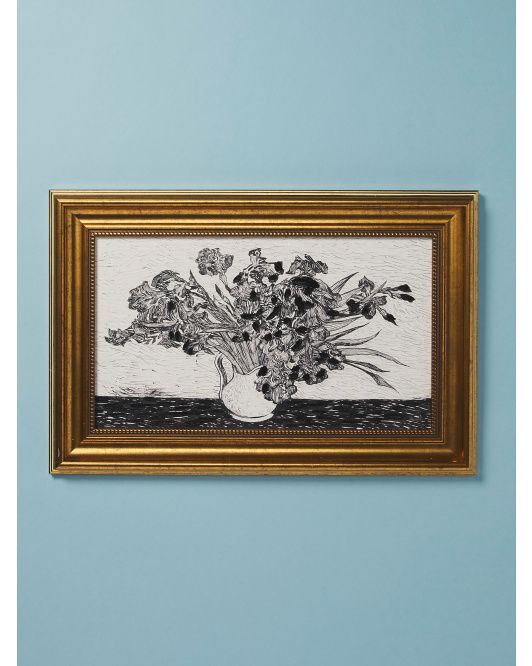 12x18 Florals In Vase Wall Art In Frame | Living Room | HomeGoods | HomeGoods