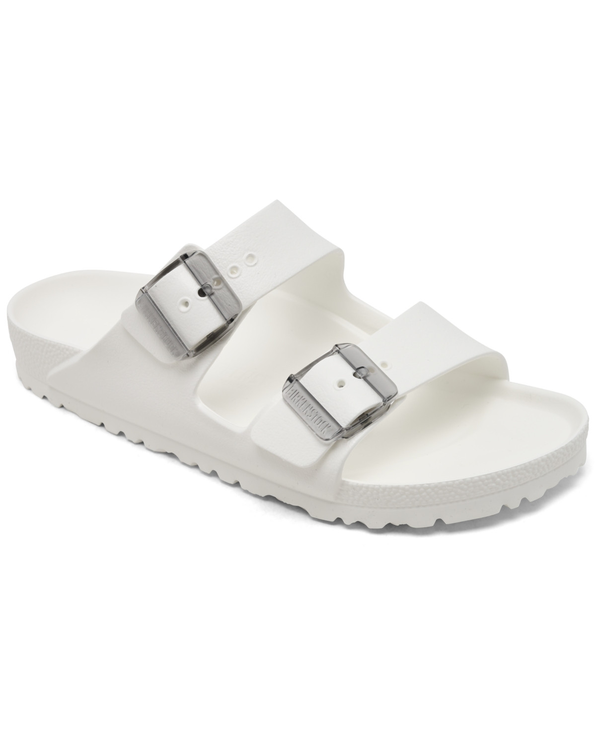 Birkenstock Women's Arizona Eva Stealth Buckle Sandals from Finish Line - White | Macy's