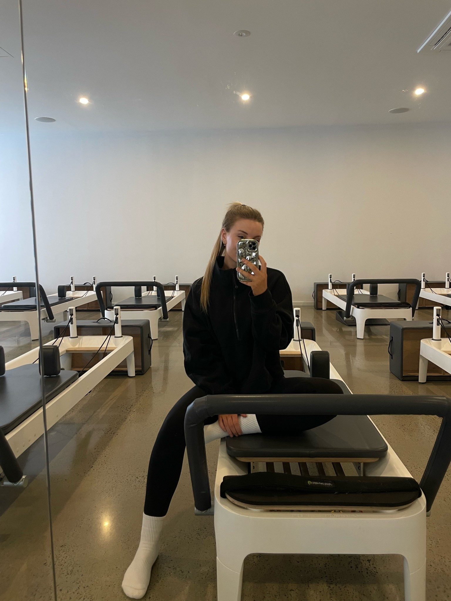 Living in this half zip for Pilates 🖤

#LTKaustralia #LTKworkwear #LTKfitness