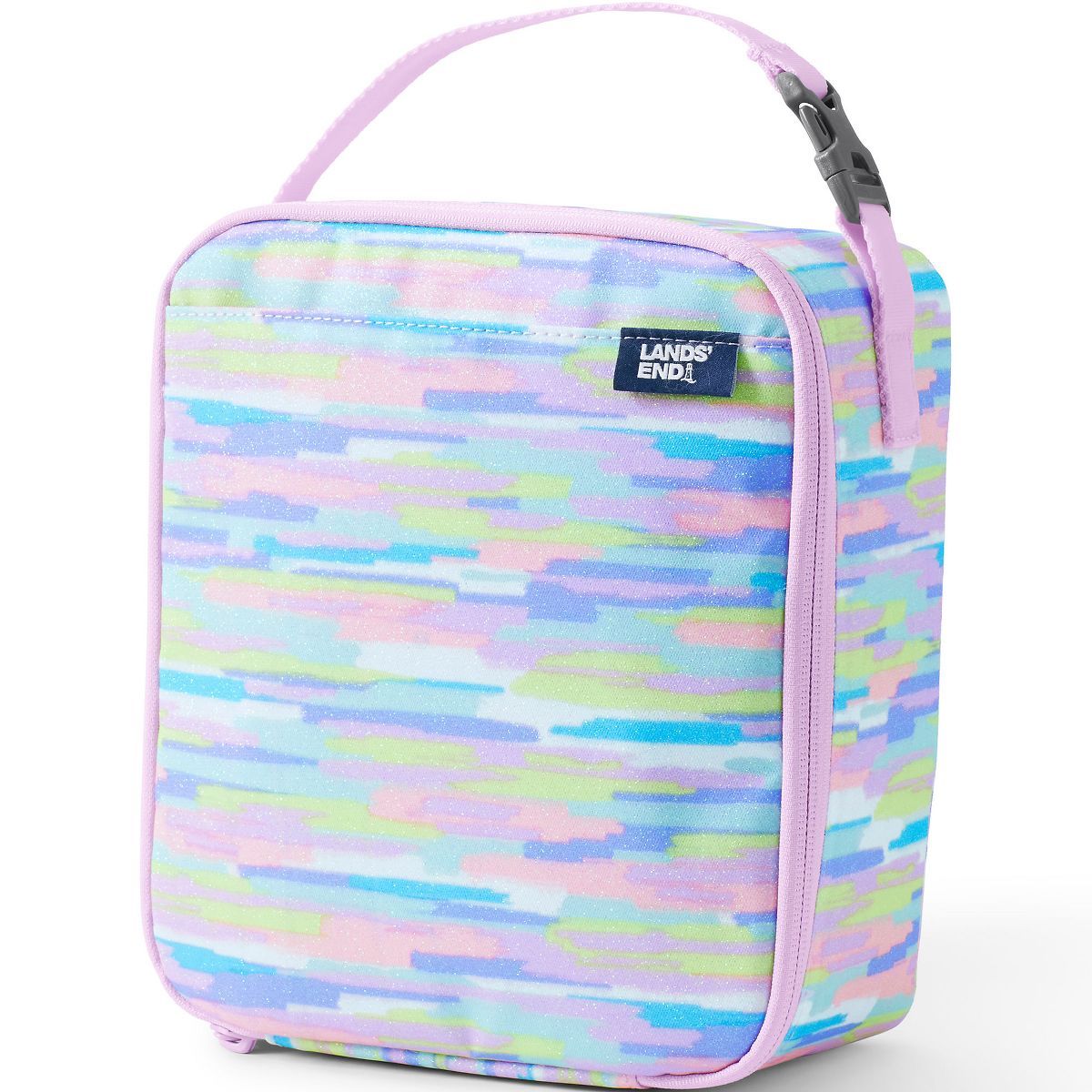 Lands' End Kids Insulated EZ Wipe Printed Lunch Box | Target