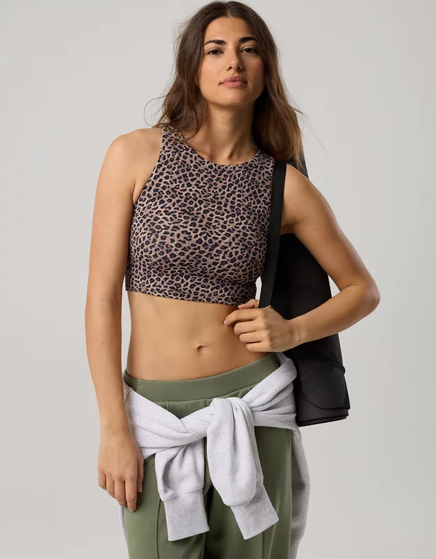 OFFLINE By Aerie Real Me Xtra High Neck Sports Bra | Aerie