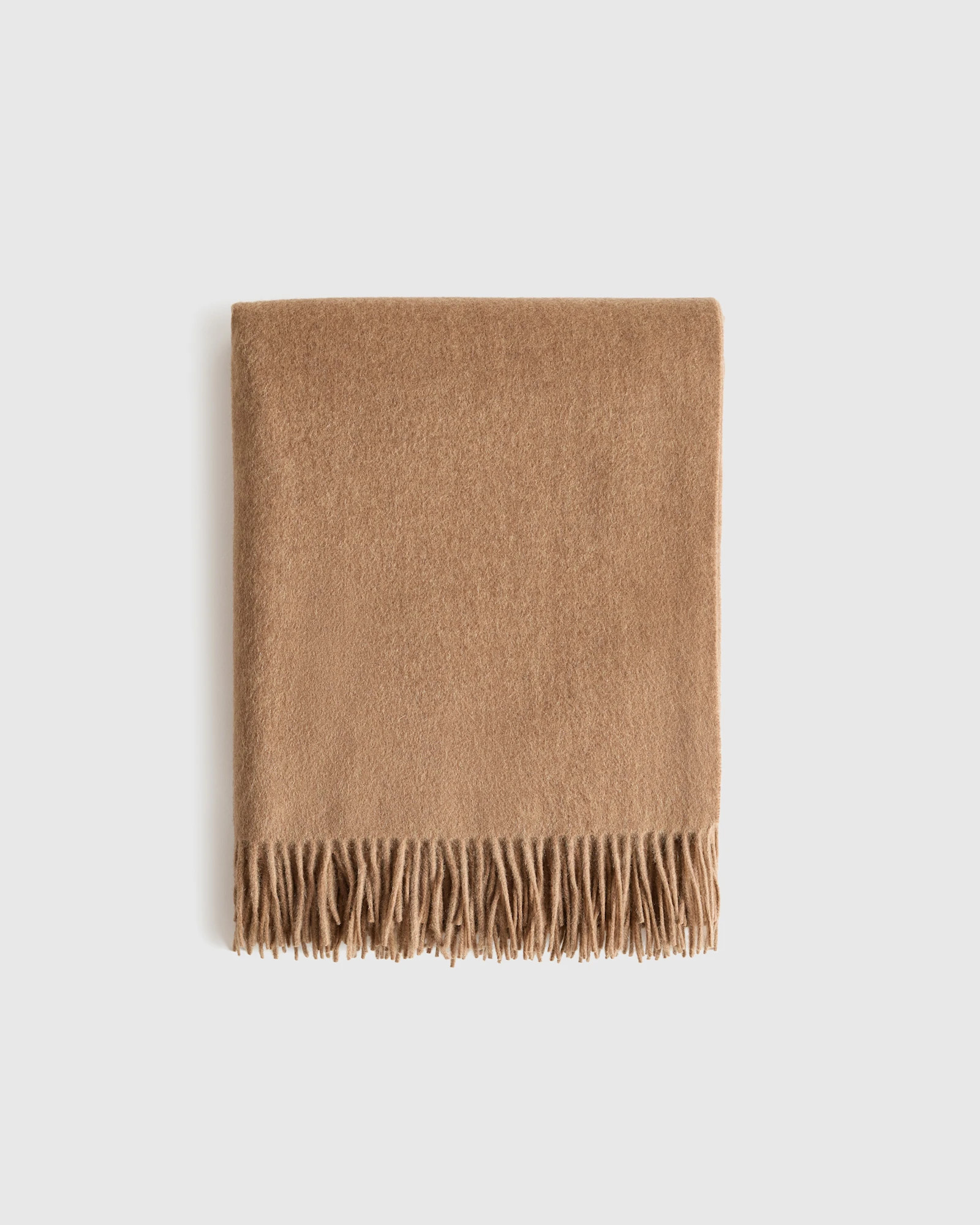 Quince | Mongolian Cashmere Throw in Sky Blue, Size 50x60 | Quince