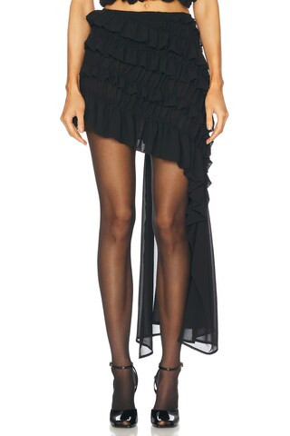 Beaufille Irving Skirt in Black | FWRD 