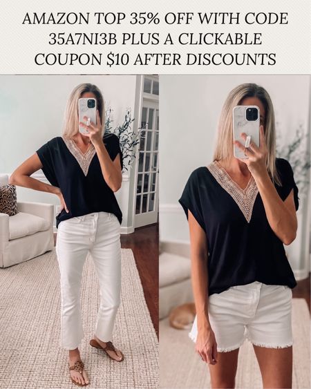 ⭐️ Amazon top $10 at checkout after clickable coupon and promo code 35A7NI3B 
Comes in other colors 


#LTKstyletip #LTKsalealert #LTKfindsunder50