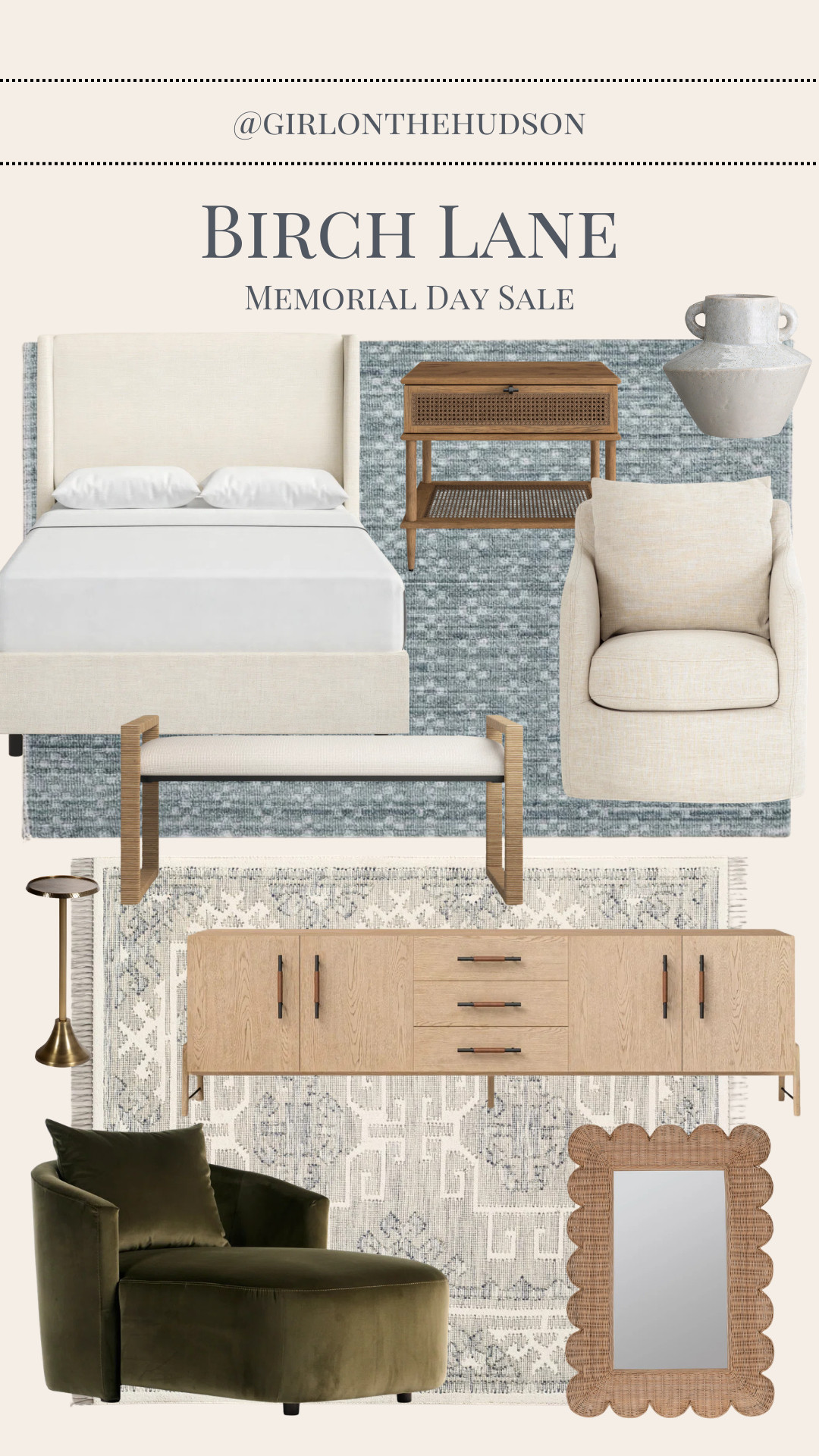 Birch Lane Memorial Day sale picks! Some of the most incredible pieces of furniture, rugs and decor that truly never go on sale are discounted right now (like my favorite upholstered bed, chaise and a rug that you're going to LOVE)

#LTKSeasonal #LTKHome #LTKSaleAlert