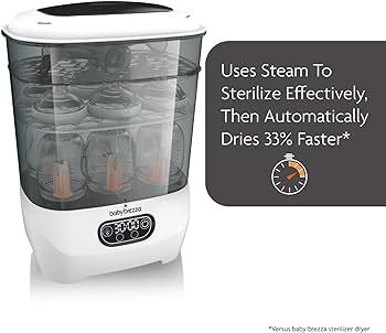 Baby Brezza Bottle Sterilizer and Dryer Advanced – Electric Steam Sterilization Machine Univers... | Amazon (US)