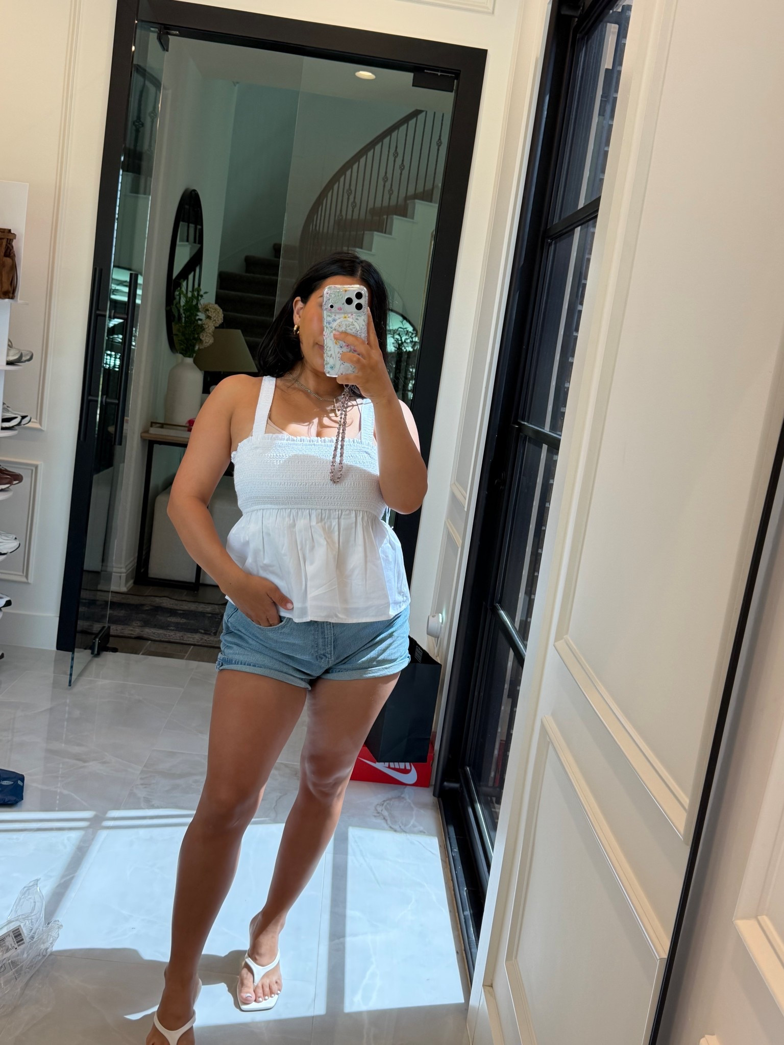 Love this top for spring (it’s convertible so you can remove the straps and make it a tube top) + my fave denim shorts and the cutest wedges! So cute and easy to throw on- also nursing friendly. Wearing XS @abercrombie   
 


Spring dress
Yellow
 Postpartum 
Mom outfit 
Spring 
Spring dress
Ootd


#ltkootd #ltkdayinmylife #ltkmothersday 
#ltkgrwm #ltksalealert #ltkbaby
#ltkactive #ltkpetite #ltkstorytime

#LTKfitnessgoals #LTKmomlife #LTKSaleAlert