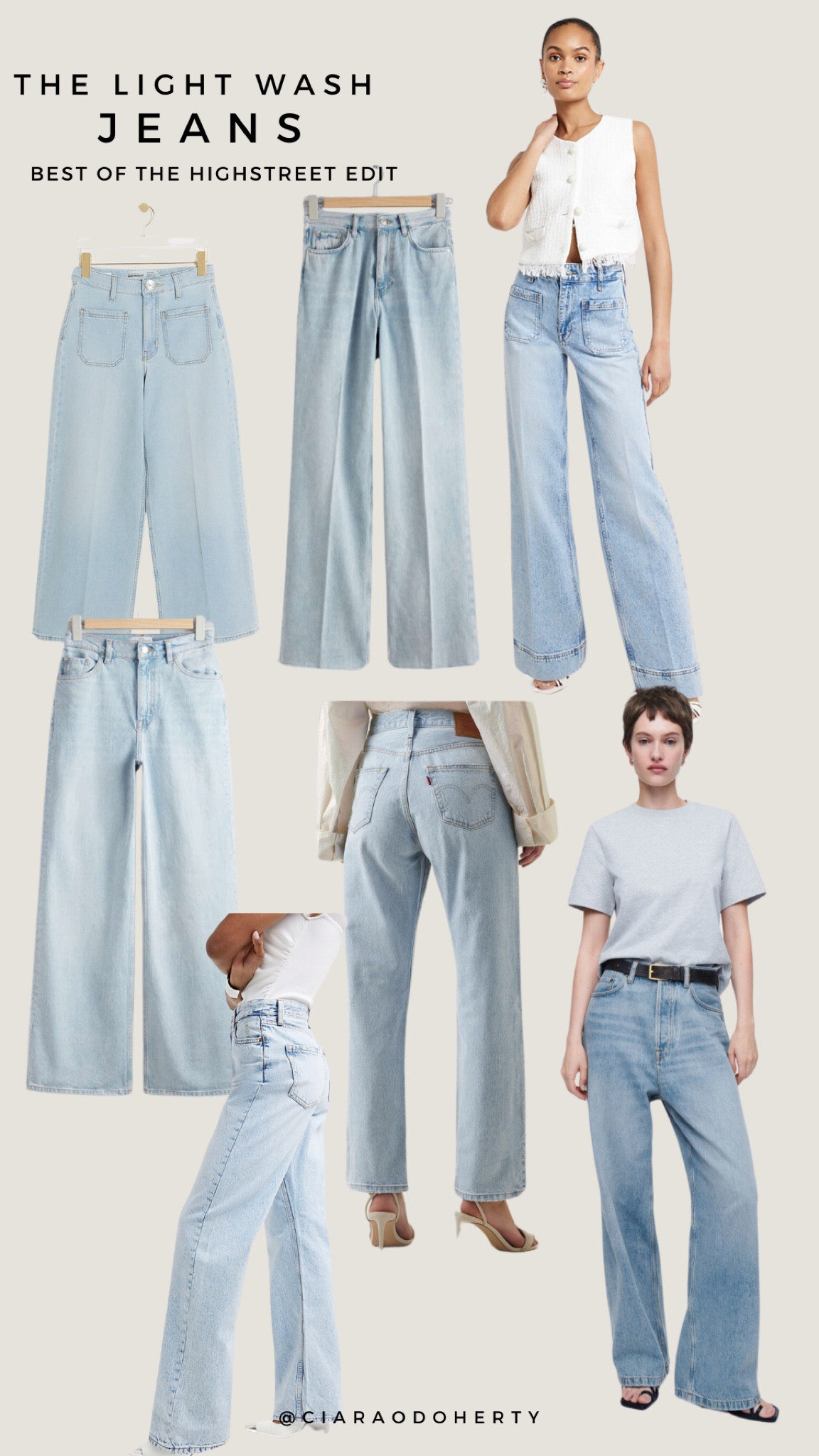 The best light wash jeans on the highstreet 👖

#LTKsummer #LTKstyletip #LTKeurope